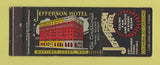 Matchbook Cover - Jefferson Hotel Columbia SC