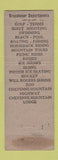 Matchbook Cover - Broadmoor Hotel Colorado Springs WEAR