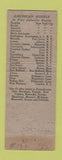 Matchbook Cover - Broadmoor Hotel Colorado Springs WEAR