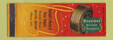 Matchbook Cover - Firestone Tires Randall's Texaco oil gas Whitefish MT