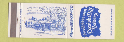 Matchbook Cover - Arvid Peterson Danish Mill Bakery Solvang CA