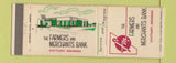 Matchbook Cover - Farmers and Merchants Bank Stuttgart AR