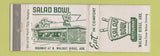 Matchbook Cover - Salad Bowl Restaurant Walnut Ridge AR WEAR