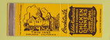 Matchbook Cover - Eddie Kentner's Chicken Dinners Carlsbad CA WORN