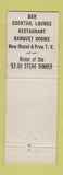 Matchbook Cover - Sonora Inn and Motel CA WEAR Full Length