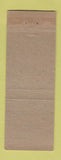 Matchbook Cover - Pitts Hotel Auburn AL WEAR