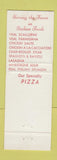 Matchbook Cover - Bella Napoli Restaurant Italian Oakland CA WEAR