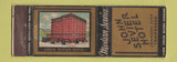 Matchbook Cover - John Sevier Hotel Johnson City TN FEDERAL LONG