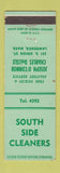 Matchbook Cover - South Side Cleaners Lawrence MA