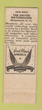 Matchbook Cover - Clover Farm Store Walpole MA low phone #
