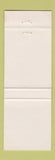 Matchbook Cover - Sourdough Supper Club Coeur D Alene ID