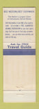 Matchbook Cover - Safari Motor Inn Boise ID