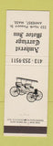 Matchbook Cover - Amherst Carriage Motor Inn Amherst MA