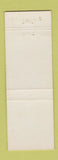 Matchbook Cover - Vista Motel Gloucester MA
