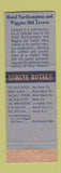Matchbook Cover - Hotel Northampton Wiggins Old Tavern MA