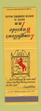 Matchbook Cover - Longfellow's Wayside Inn South Sudbury MA