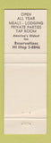 Matchbook Cover - Longfellow's Wayside Inn South Sudbury MA