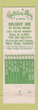 Matchbook Cover - Holiday Inn Baton Rouge LA