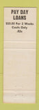 Matchbook Cover - Slidell Finance LS