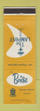 Matchbook Cover - Boise Hotel ID The Lampost