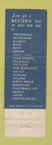 Matchbook Cover - Boise Hotel ID The Lampost