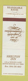 Matchbook Cover - Shelton Inn Baton Rouge LA