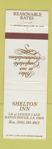 Matchbook Cover - Shelton Inn Baton Rouge LA