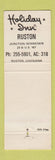 Matchbook Cover - Holiday Inn Ruston LA