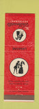 Matchbook Cover - The Silhouette Restaurant Italian Des Moines IA