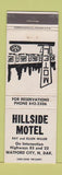 Matchbook Cover - Hillside Motel Watford City ND WEAR