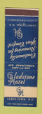 Matchbook Cover - Gladstone Hotel Jamestown ND