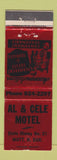 Matchbook Cover - Al & Cele Motel Mott ND