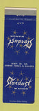 Matchbook Cover - Stardust Manor Grand Forks ND