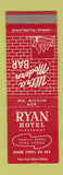 Matchbook Cover - Ryan Hotel Grand Forks ND WEAR