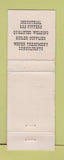 Matchbook Cover - Northwest Boiler Repair Spokane WA pinup