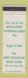Matchbook Cover - Fort Douglas Golf Club Salt Lake City UT