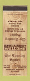 Matchbook Cover - The Country Squire Restaurant Chapel Hill Durham NC