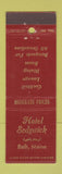 Matchbook Cover - Hotel Sedgwick Bath ME