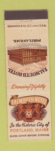Matchbook Cover - Falmouth Hotel Portland ME