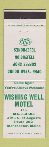 Matchbook Cover - Wishing Well Motel Manchester ME