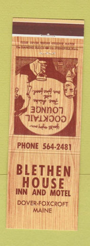 Matchbook Cover - Blethen House Inn Motel Dover Foxcroft ME