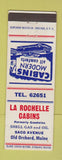 Matchbook Cover - La Rochelle Cabins Old Orchard ME Shell oil gas