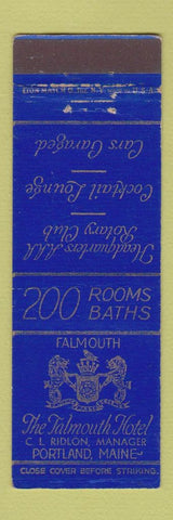 Matchbook Cover - Falmouth Hotel Portland ME