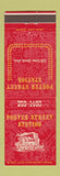 Matchbook Cover - Porter Street Station Detroit MI