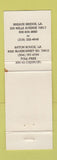 Matchbook Cover - Mulate's Cajun Food Breaux Bridge Baton Rouge LA