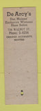 Matchbook Cover - De Arcy's Boot Shop shoes girlie Des Moines IA