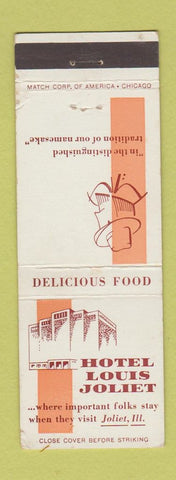 Matchbook Cover - Hotel Louis Joliette IL WEAR