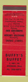 Matchbook Cover - Buffy's Buffet Woodward OK