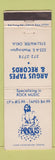 Matchbook Cover - Argus Tapes Record Stilllwater OK