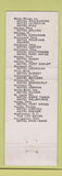 Matchbook Cover - Hotel Fort Shelby Detroit MI WEAR